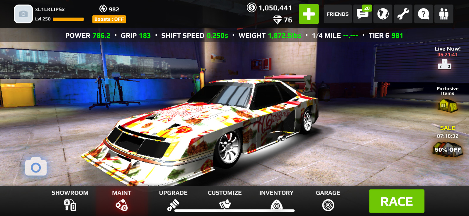 Rush Racing 2 In-game Vehicle. 6-8$ each