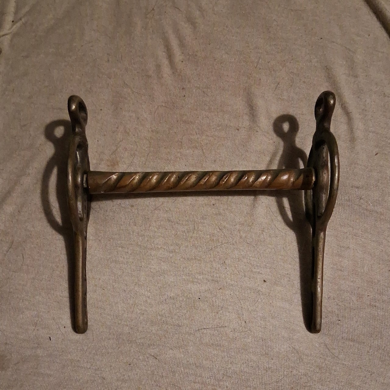 Vtg. Round Eye Liverpool Straight Bar Horse Bit