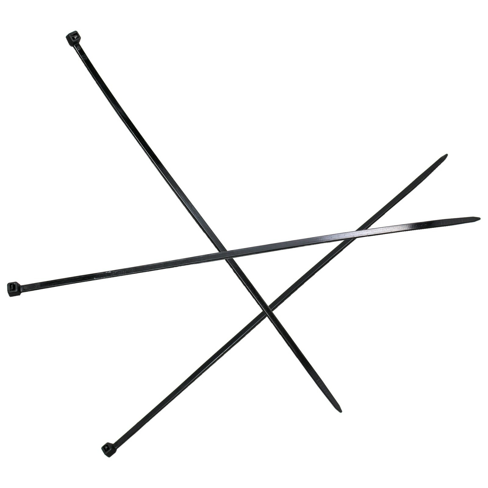 500 Pack Cable Ties Tie Wraps Plastic Nylon Zip Ties Strong Extra Long NEW 12"