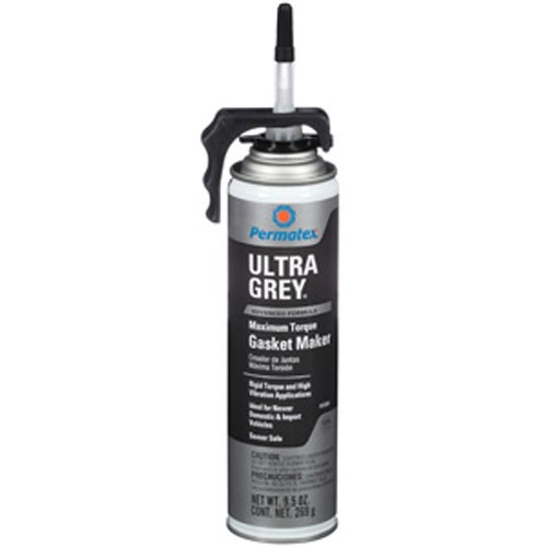 Permatex Ultra Grey Rigid High Torque RTV Gasket Maker 9.5oz PowerBead Can