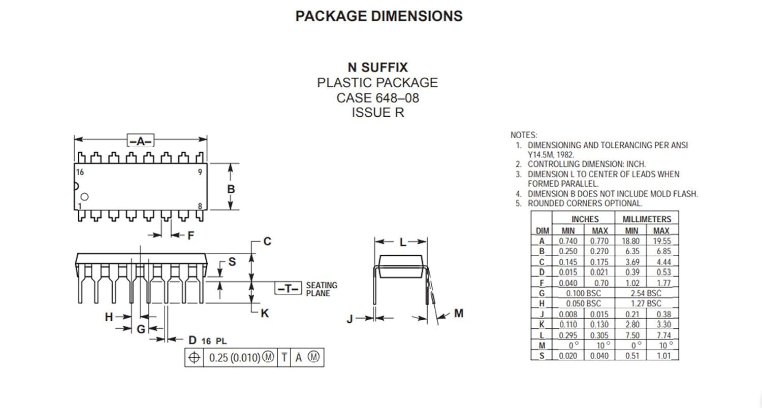 10 Piezas Sn74ls47n 74Ls47n 74Ls47 74Ls Bcd A Decodificador/controlador De 7...