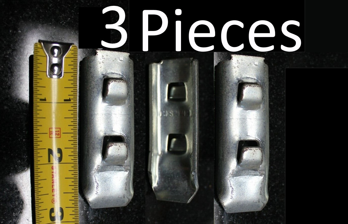Tennsco Q Line Shelf Clip - 3 pcs. - Used condition very nice