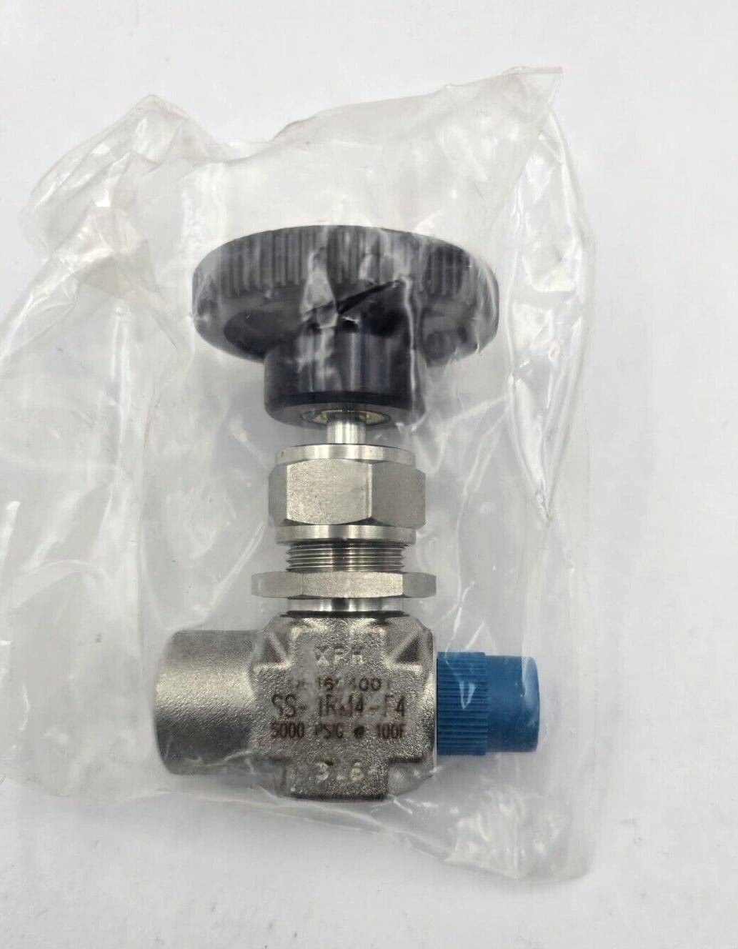 NEW Swagelok SS-1RM4-F4 Stainless Steel Integral Bonnet Needle Valve, 0.73 Cv