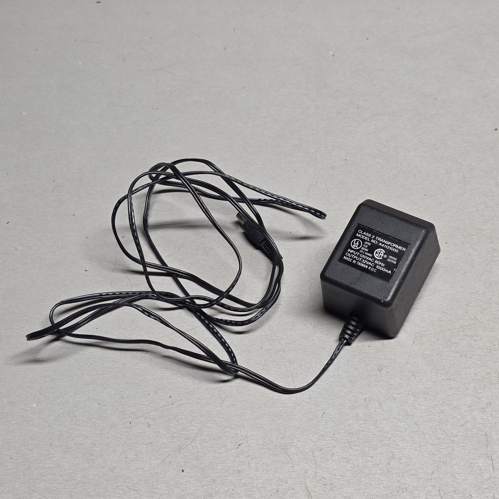 Class 2 Transformer A41121000 12VAC 1000mA Power Adapter