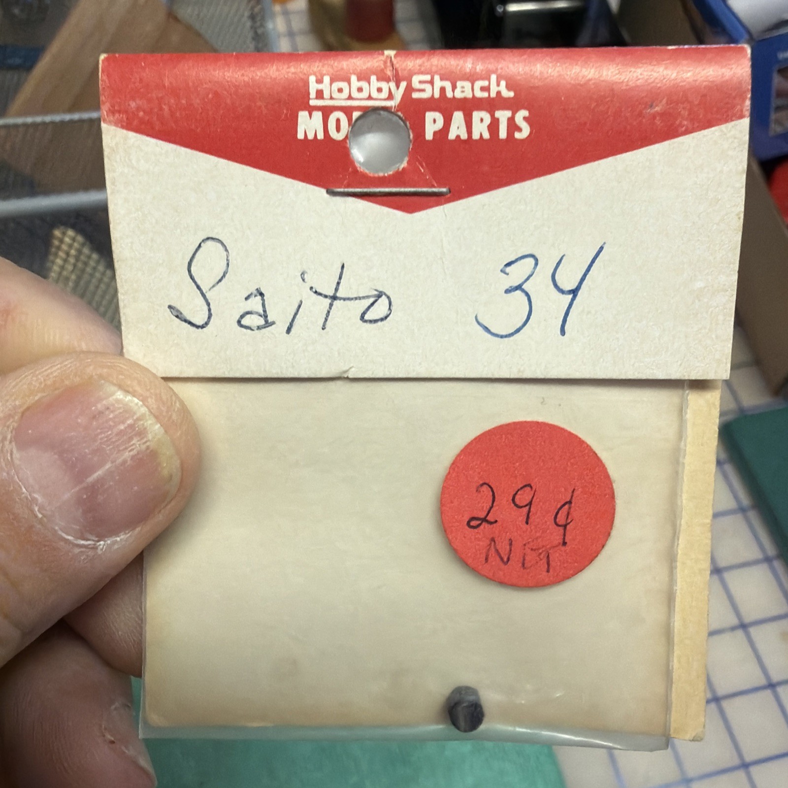 Saito Part Number 34 - Rocker Adjust Nut