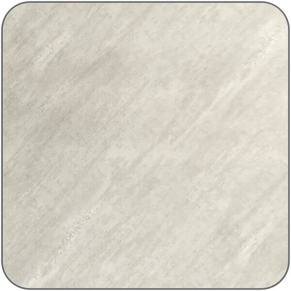 24'' Square Restaurant Table Top with White Laminate Top Finish