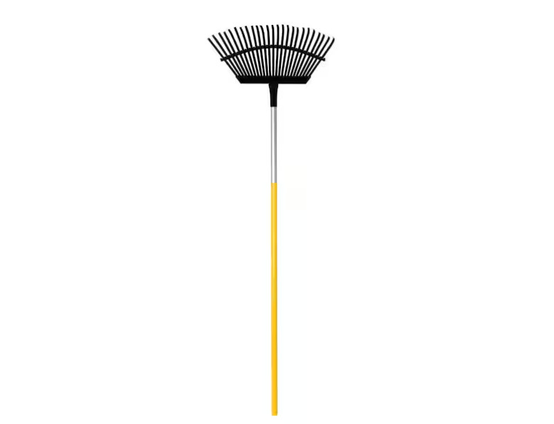 48 In. Aluminum Handle 25-Tine Lawn Rake