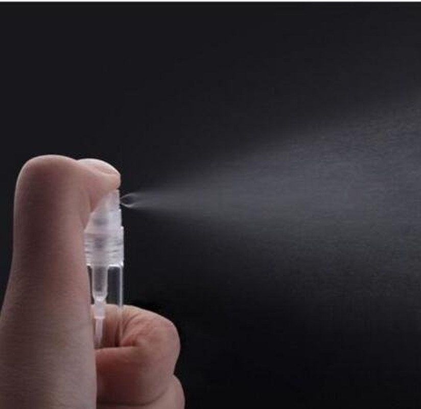 20 Pcs 2ml Mini Clear Glass Spray Bottles Empty Perfume Sample Bottles