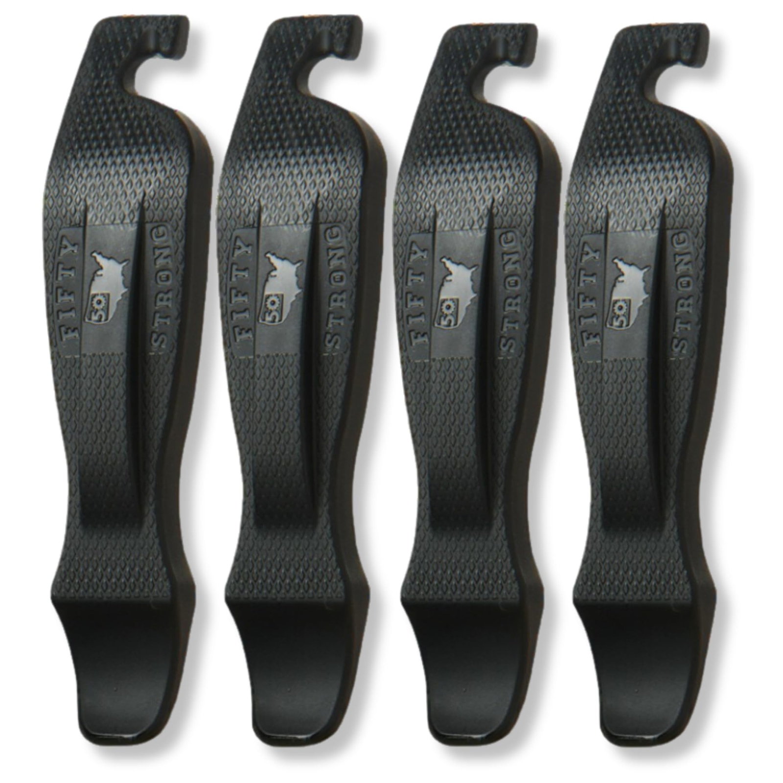 50 Strong Bike Tire Levers – Set of 4 Ultra-Strong Tire Spoons with Easy-G