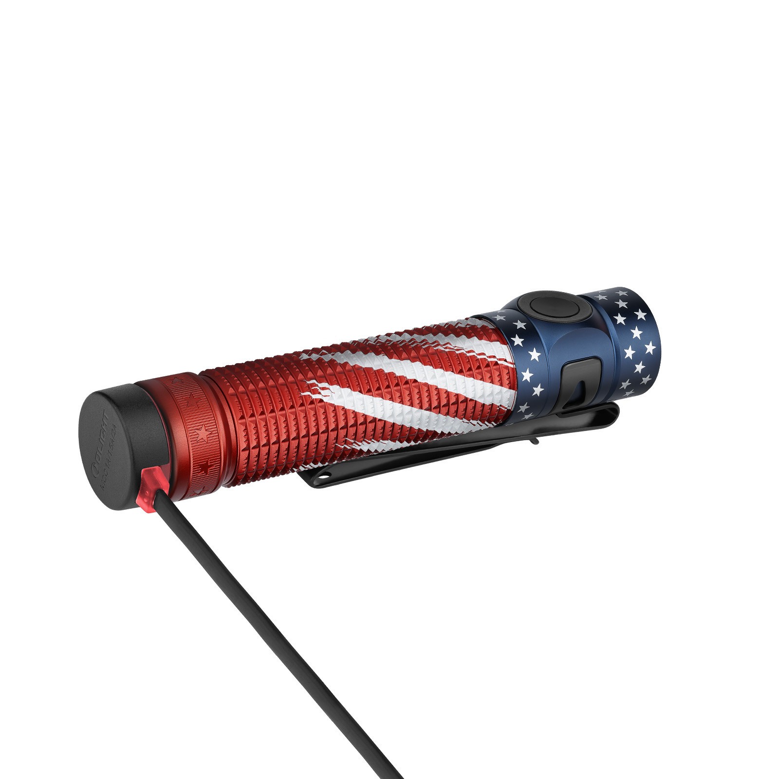 Olight ArkPro Class 3R & Baton 4 Pro Stars & Stripes Edition CW Flashlights