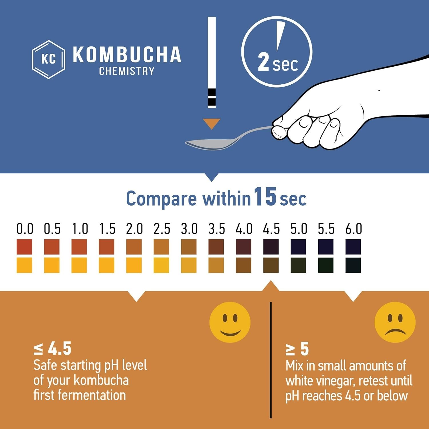 Kombucha Brewing Essentials: 100 pH Strips for Accurate Fermentation Safety