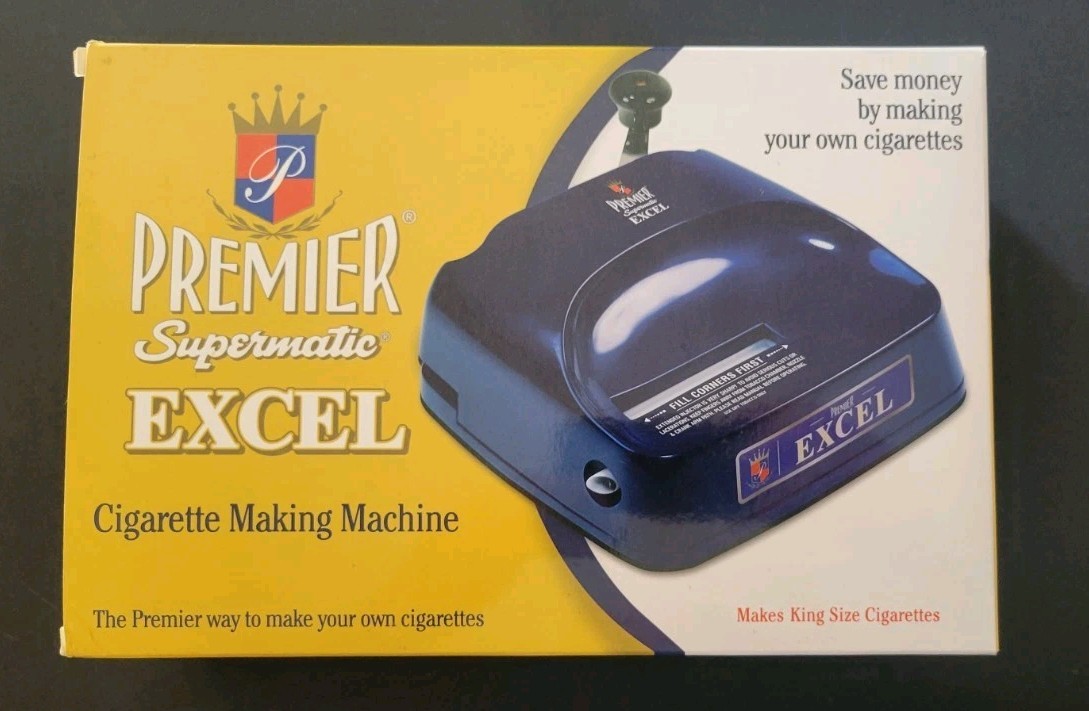 PREMIER Supermatic EXCEL Cigarette Maker Rolling Making Tobacco Injector Machine