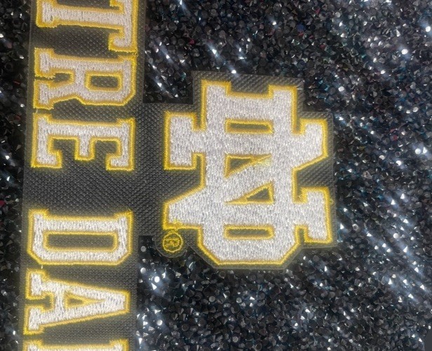 Cheerleading Notre Dame Official Iron On Sew On PATCH big