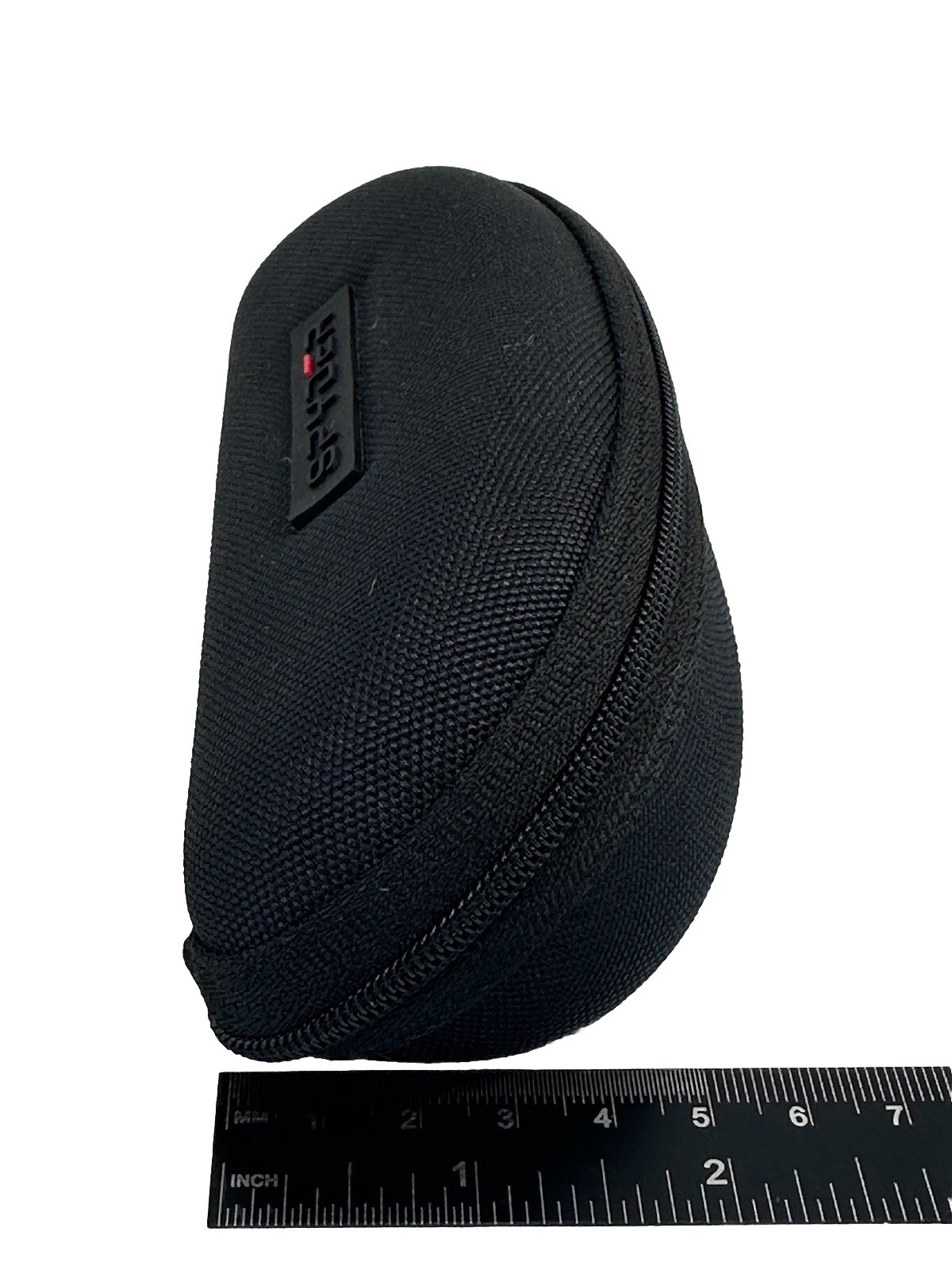NEW SPYDER Black Semi Soft Clamshell Eyeglasses Case With Zipper Closure