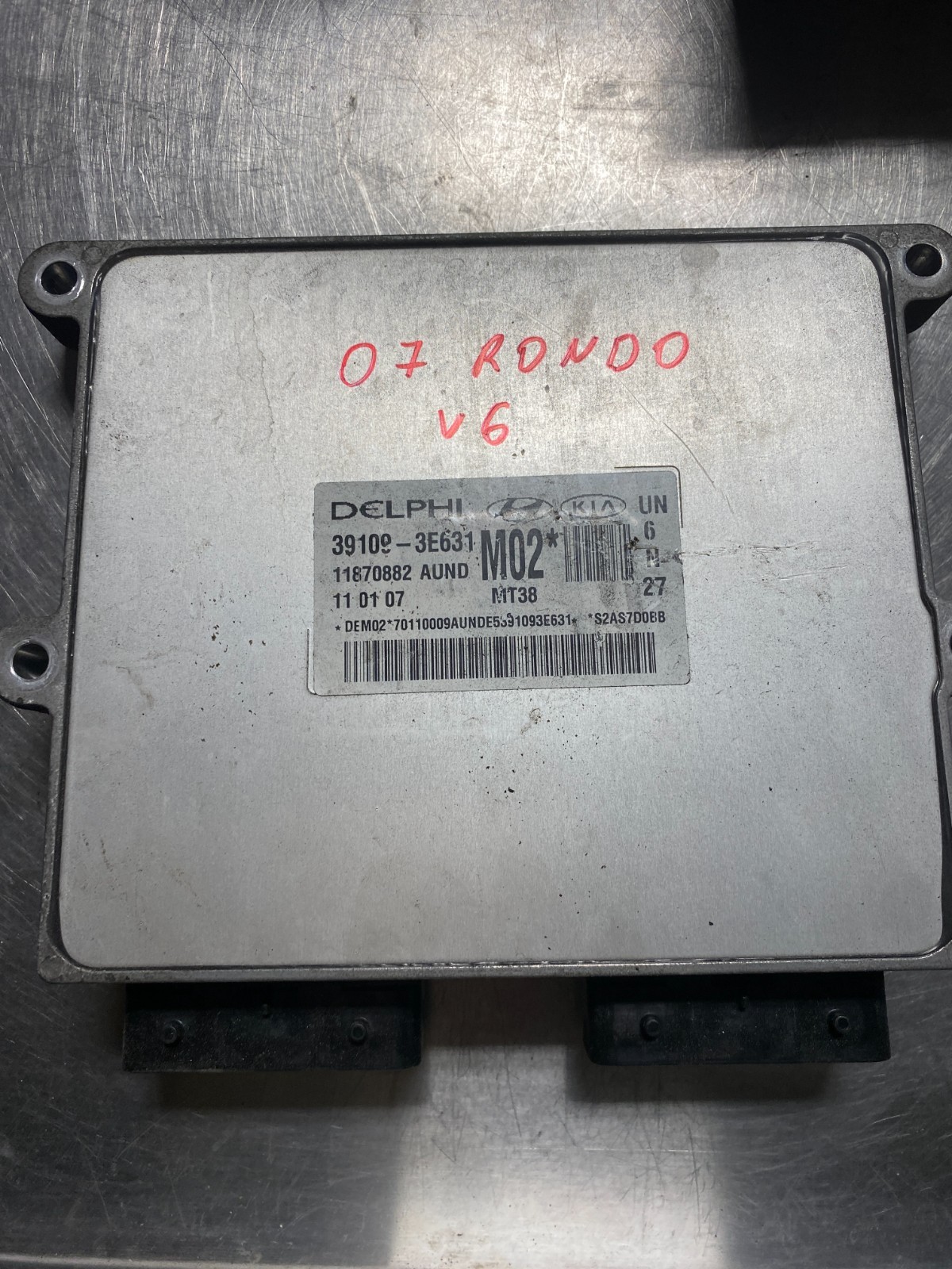 2007 KIA Rondo 2.7L ECM ECU Engine Computer Oem 39109-3E631