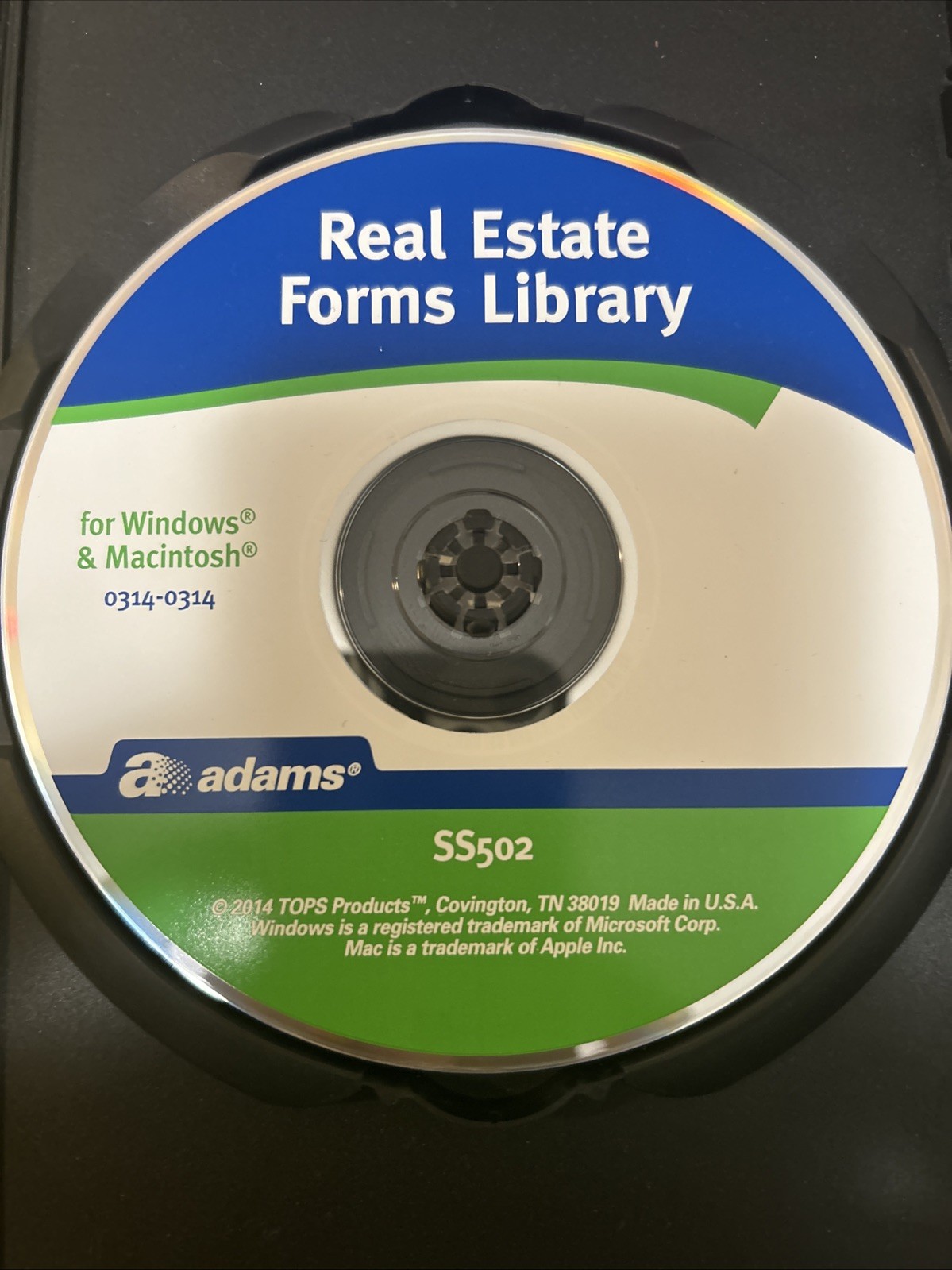 Adams Real Estate Forms Library Forms on CD SS502