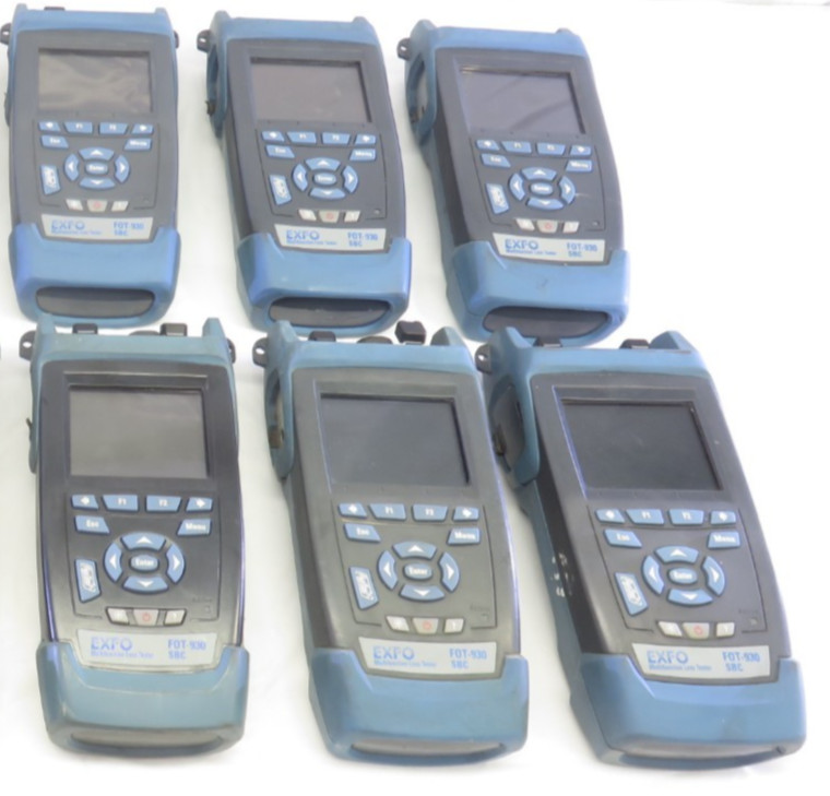 EXFO Multifunction Loss Tester FOT-932X-5-SBC-VFT-A-EI, Lot of 6, Parts/Repair