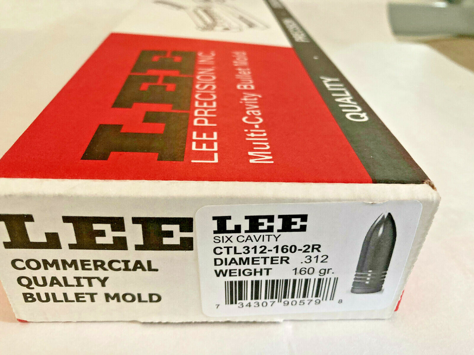 LEE 90579  6-Cavity 7.62x39 Bullet Mold CTL312-160-2R  (Insured Shipping)