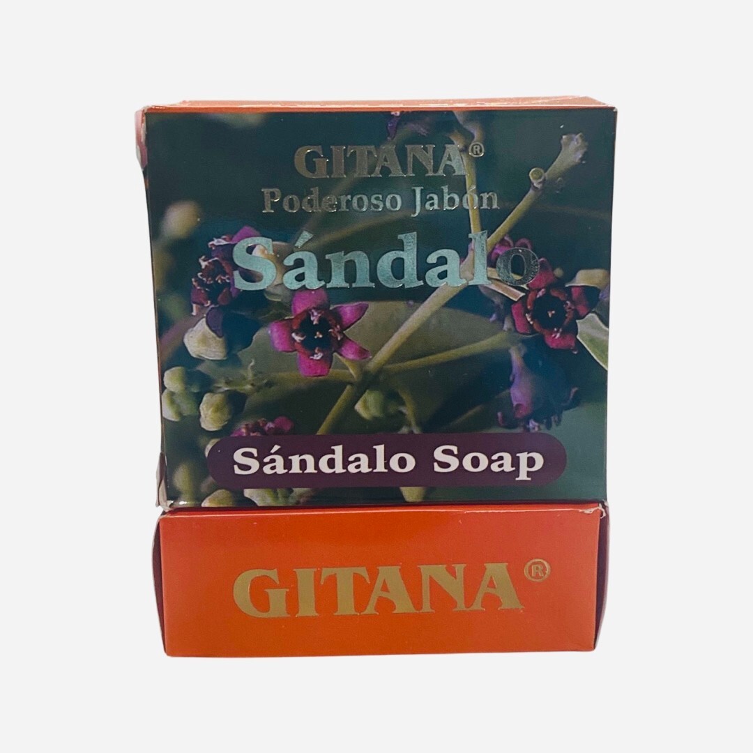 GITANA JABON SANDALO - SANDALWOOD SOAP PARA LIMPIAS Y CURACIONES MALAS VIBRAS