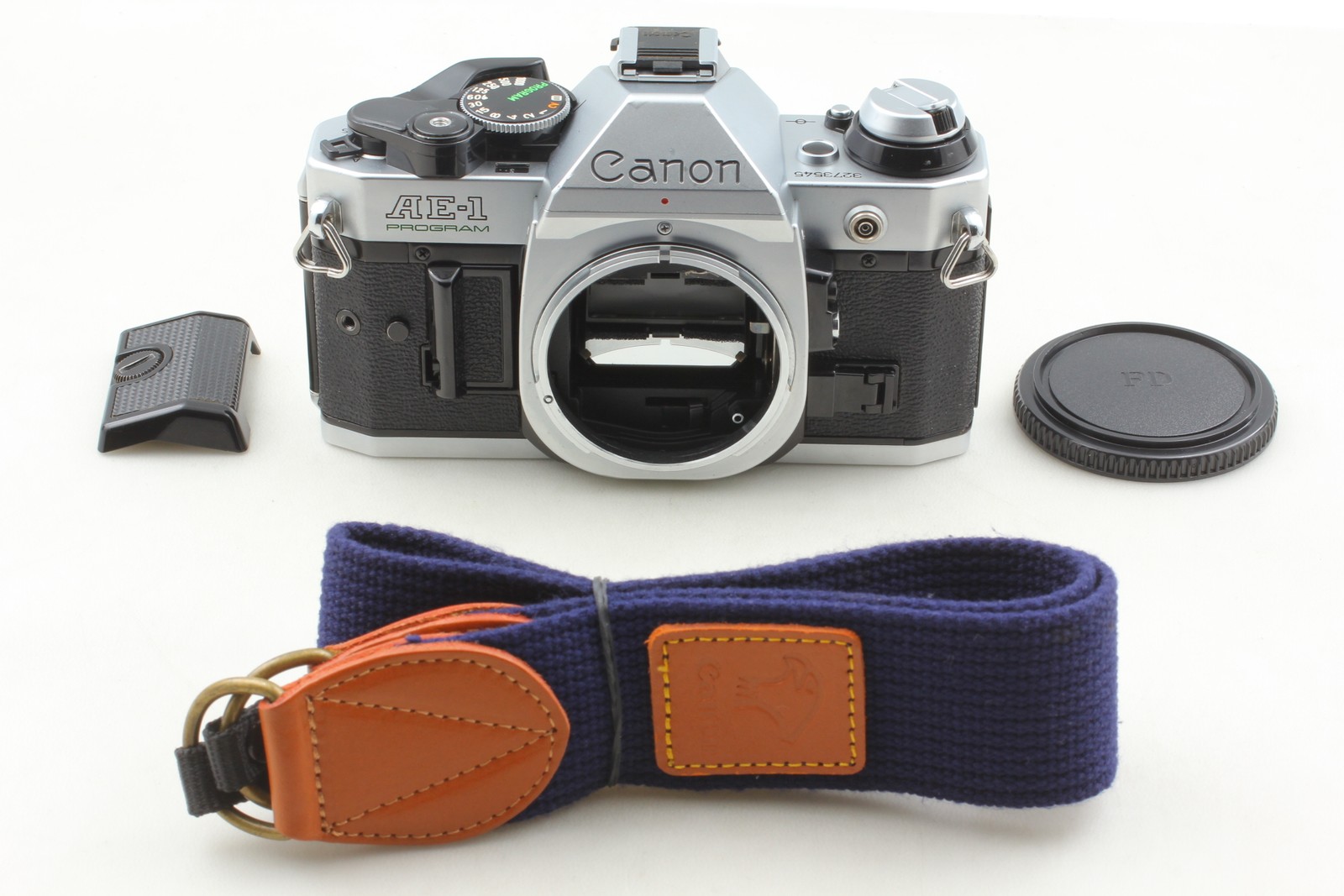 [Near MINT w/Strap] Canon AE-1 Program 35mm SLR Film Camera Body JAPAN