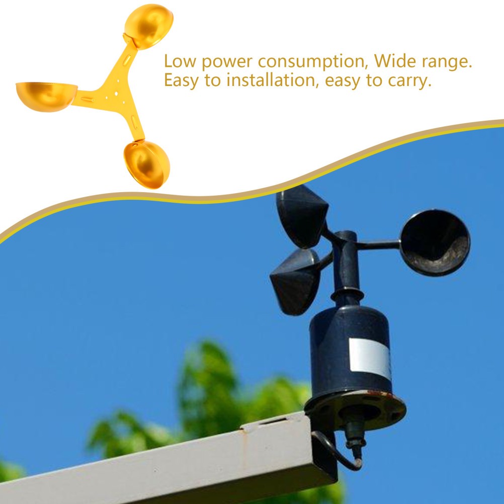 Wind Speed Detection Measure Anemometer Cup Weather Station Cups Replacement