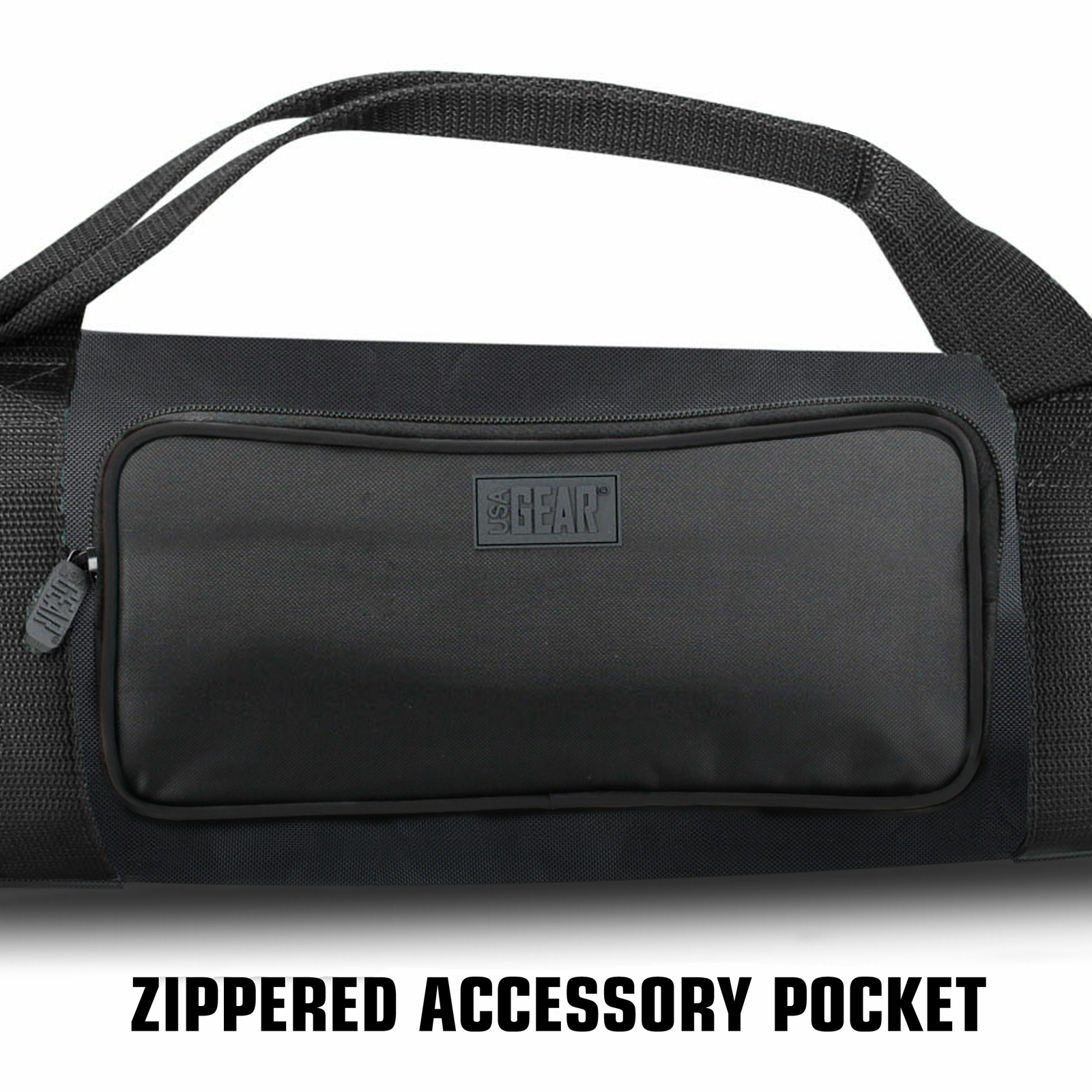 Padded Tripod Case by USA Gear with Expandable Compartment & Accessory Storage