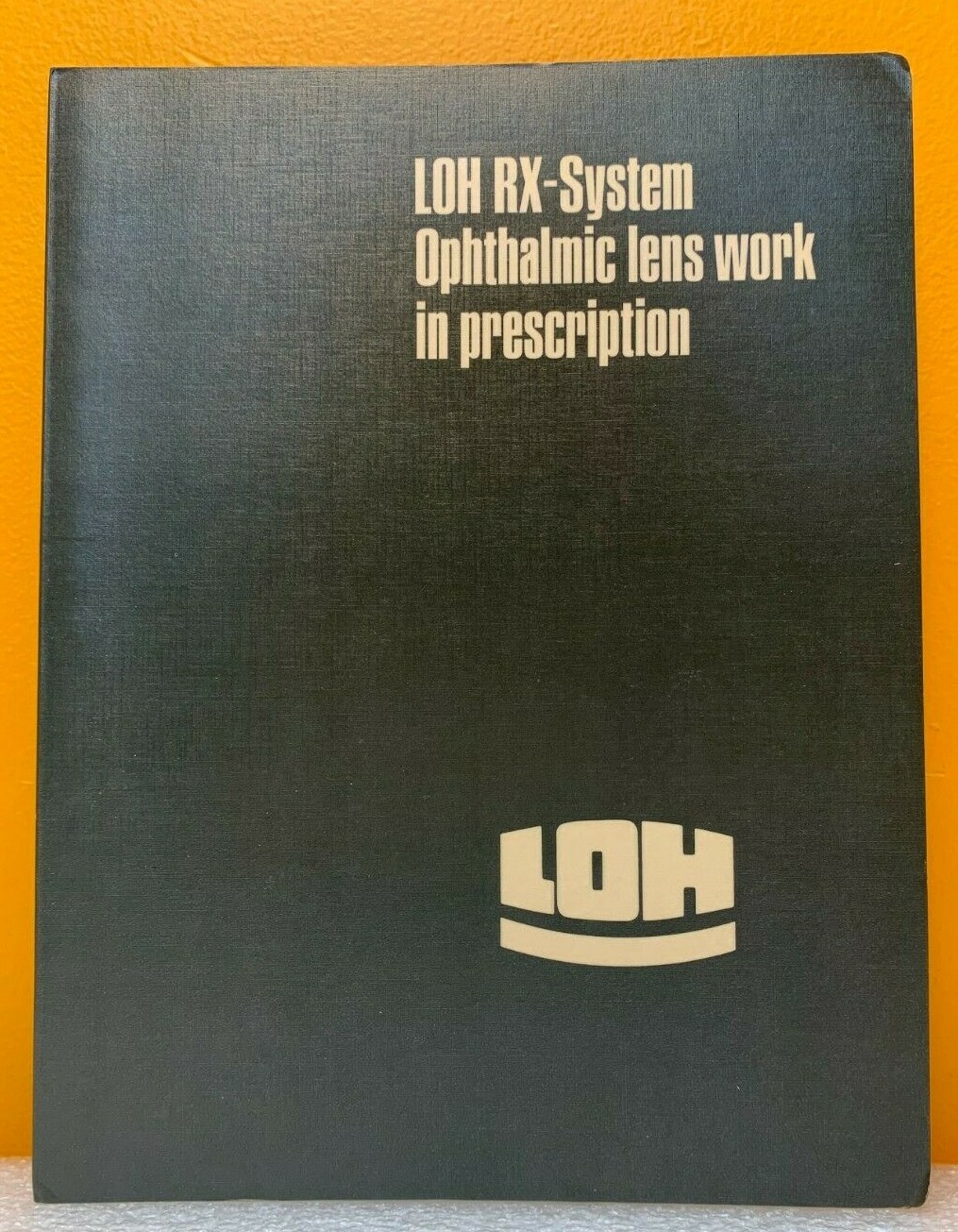 LOH RX-System Ophthalmic Lens Work in Prescription, Optical Machinery Catalog.