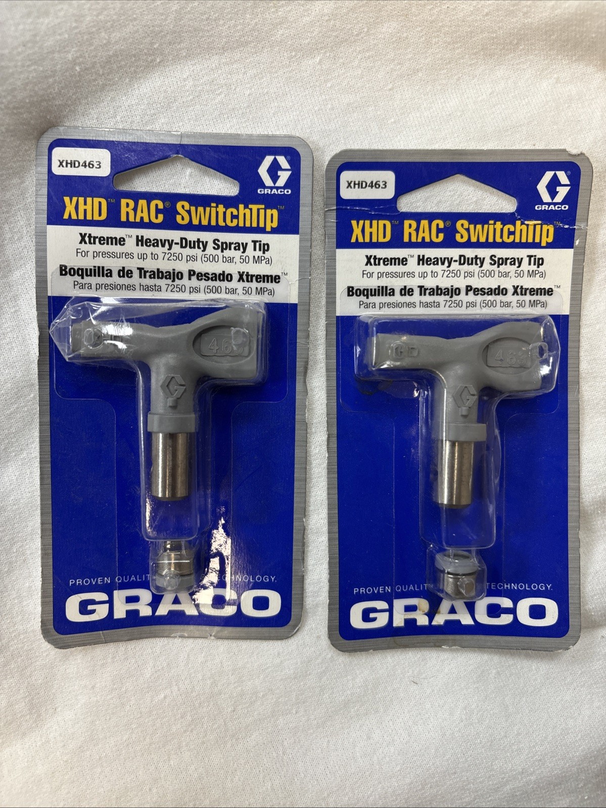 2 Graco  Xhd463 Spray Tips