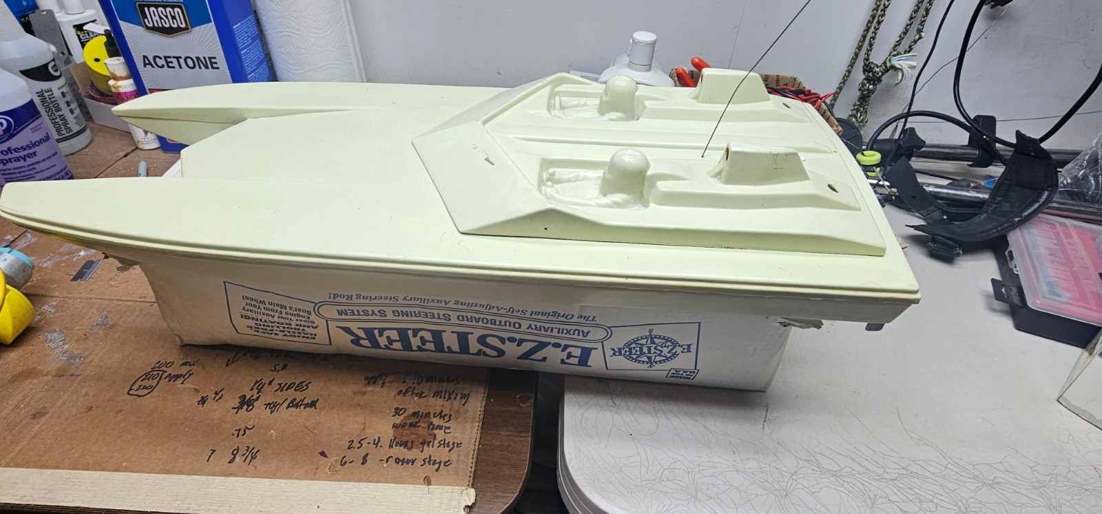 Vintage Twin-Motor Electric RC Catamaran Racing Boat – w/ FREE Charger