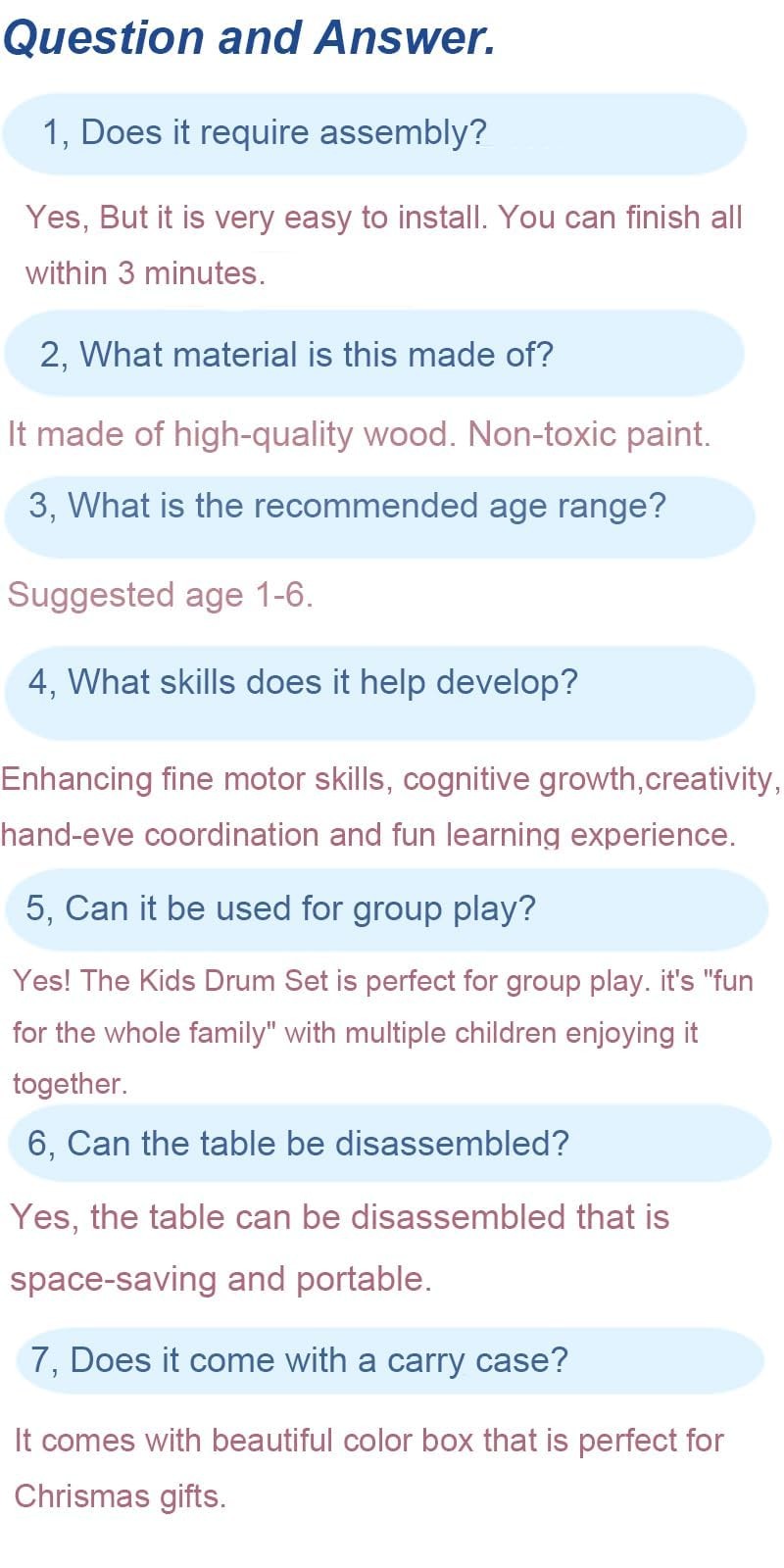 Montessori Musical Instruments for Toddlers Wooden Baby Musical Activity