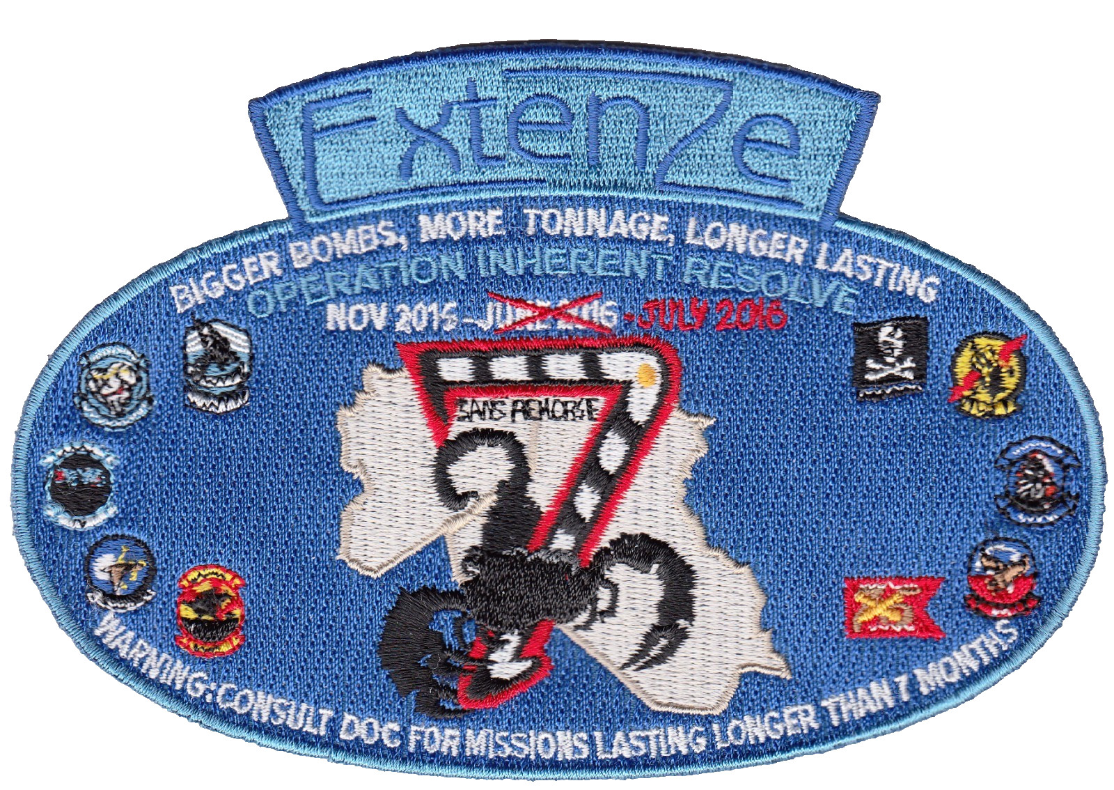 VFA-143 NOV 2015 TO JULY 2016 EXTENZE CRUISE PATCH