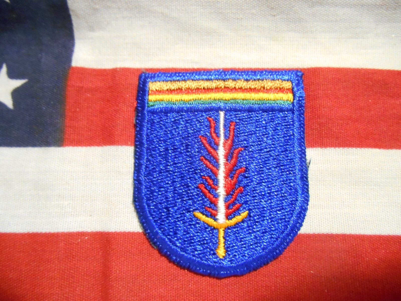 US ARMY EUROPE 29TH TRANSPORTATION AIRBORNE BERET FLASH
