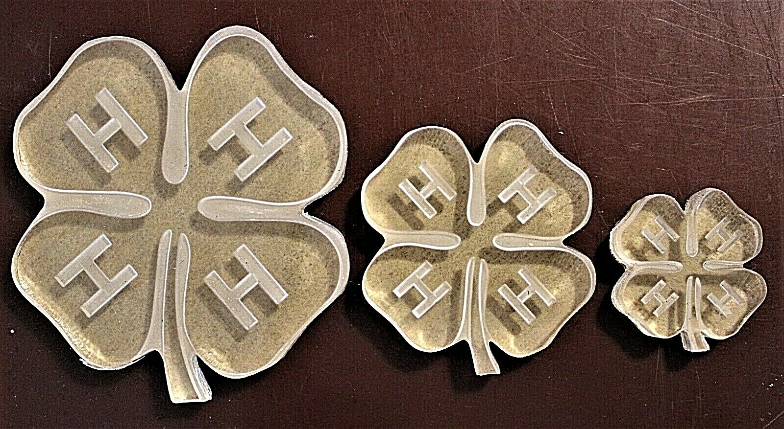 ACRYLIC Leather Embossing Stamp - 4H LOGO - for Veg Tanned Leather
