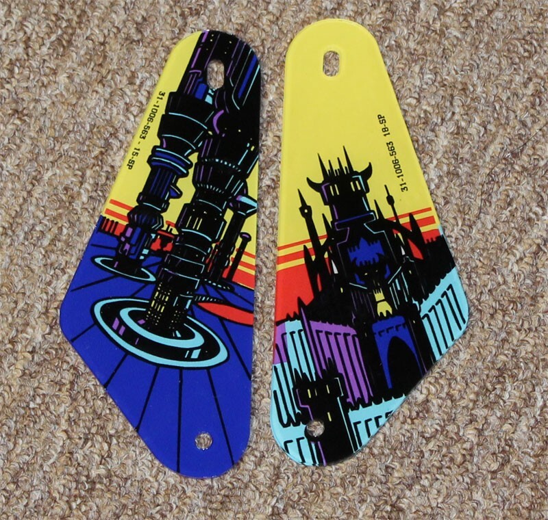 Williams Black Knight 2000 Pinball Machine Sling Shot Plastics NEW!