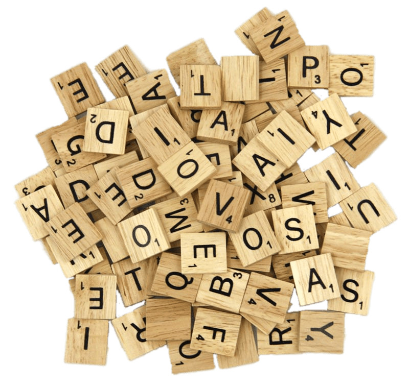 Scrabble Replacement Pieces Parts - Wooden Tile Letter - You Pick - A-Z & Blank