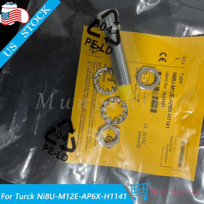 New Inductive Proximity Sensor 8mm 10-30VDC 200mA For TURCK Ni8U-M12E-AP6X-H1141