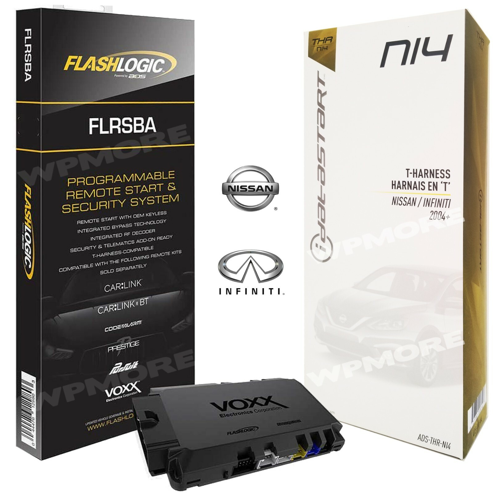 Flashlogic FLRSBA Remote Start 3X LOCK Select NISSAN INFINITI PTS Models 2004 +