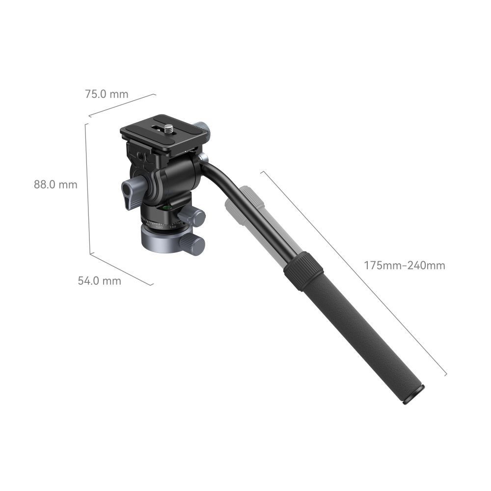 SMALLRIG CH20 VIDEO HEAD WITH LEVELING BASE
