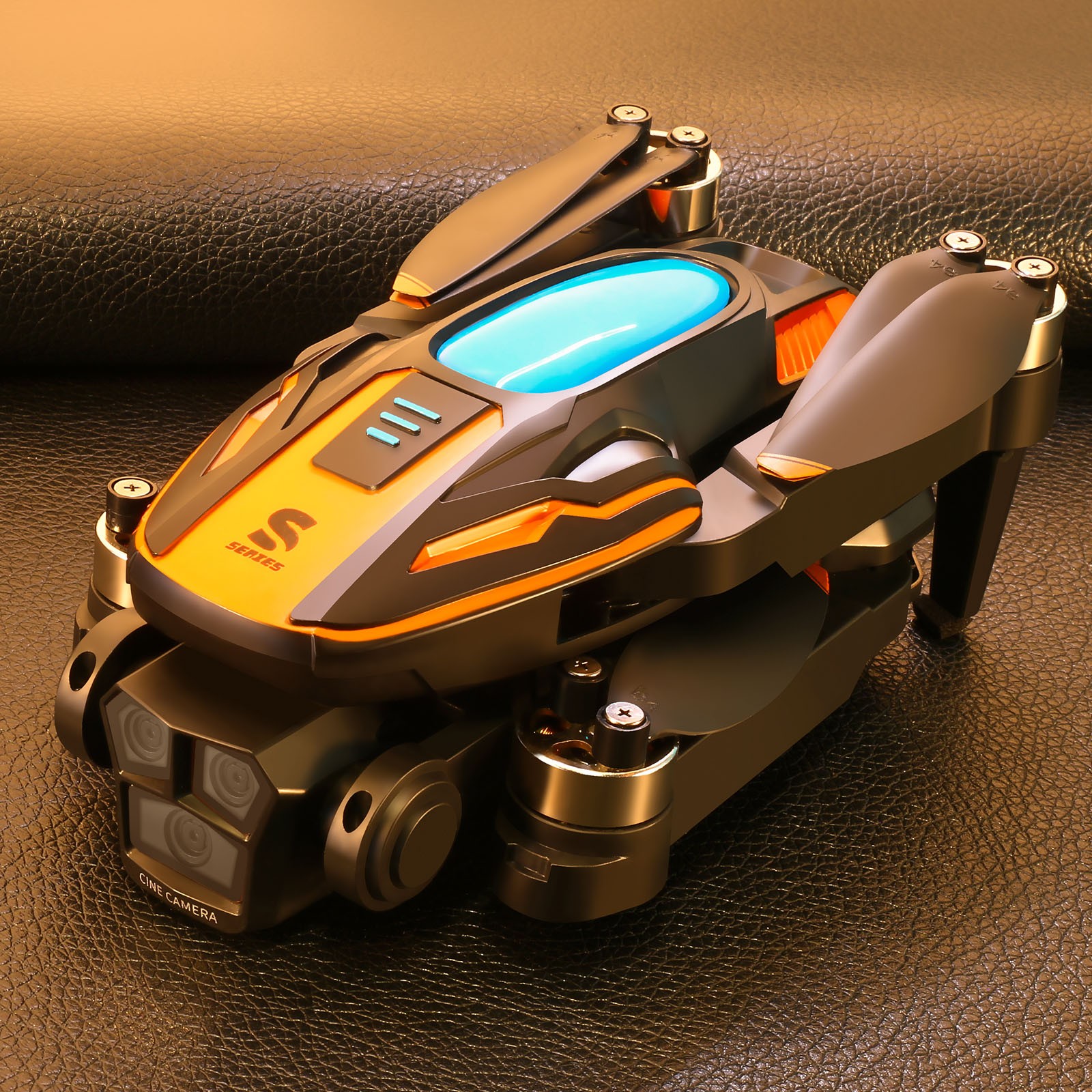 RC Drone with 4K Camera for Adults Kids, Brushless Mini Drone with Headless Mode