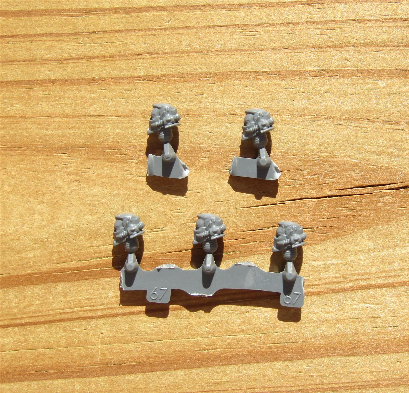 40K Aeldari Fire Dragons Heads Bare Heads Bits 5 Bitz