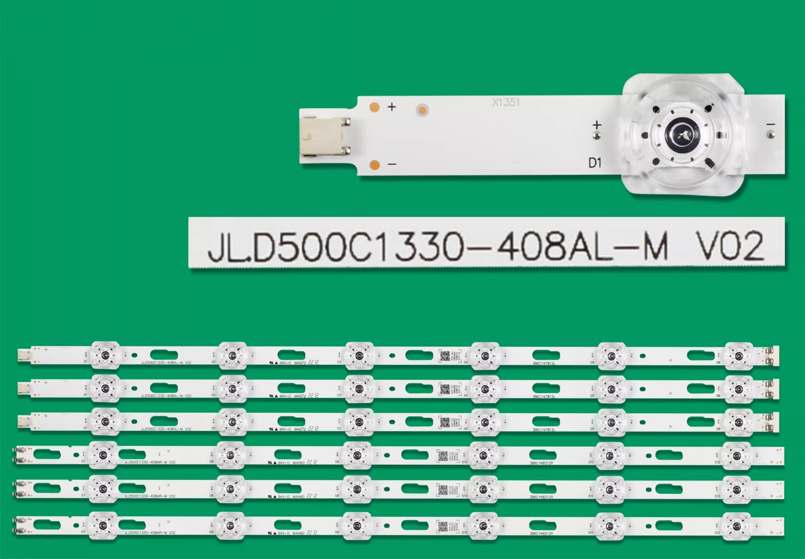 LED Backlight Strip For Samsung UN50TU8000F UN50TU7000F UN50TU700DF UN50TU7000B
