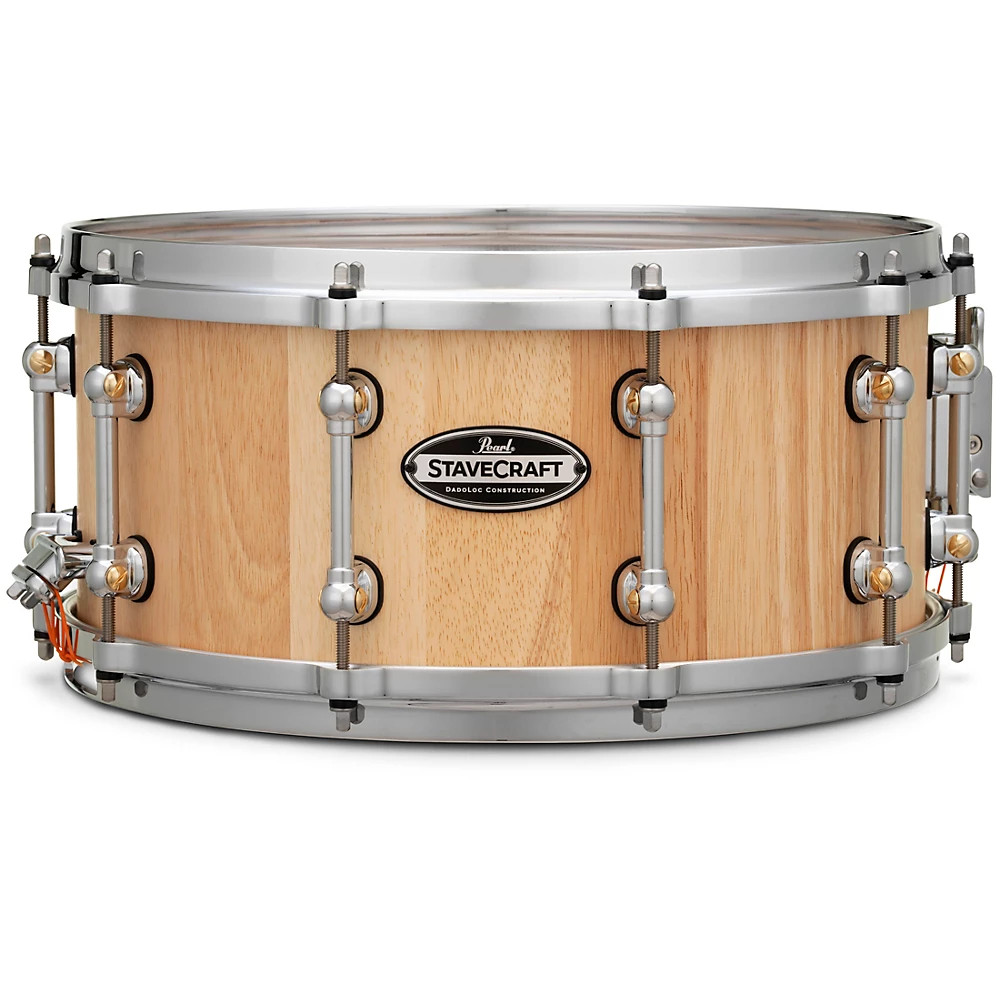 Pearl StaveCraft Thai Oak Snare Drum 14 x 6.5 in. Hand-Rubbed Natural LN