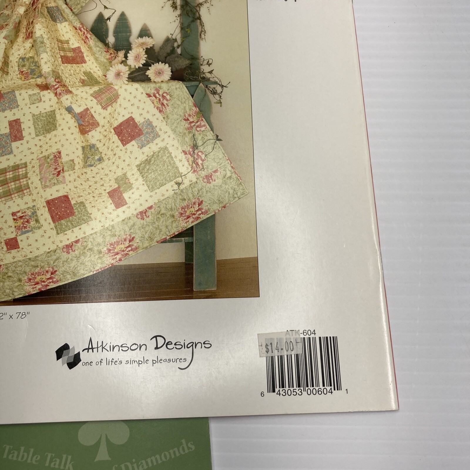 Atkinson Designs Dealer's Choice & Take Two Quilting Patterns Craft