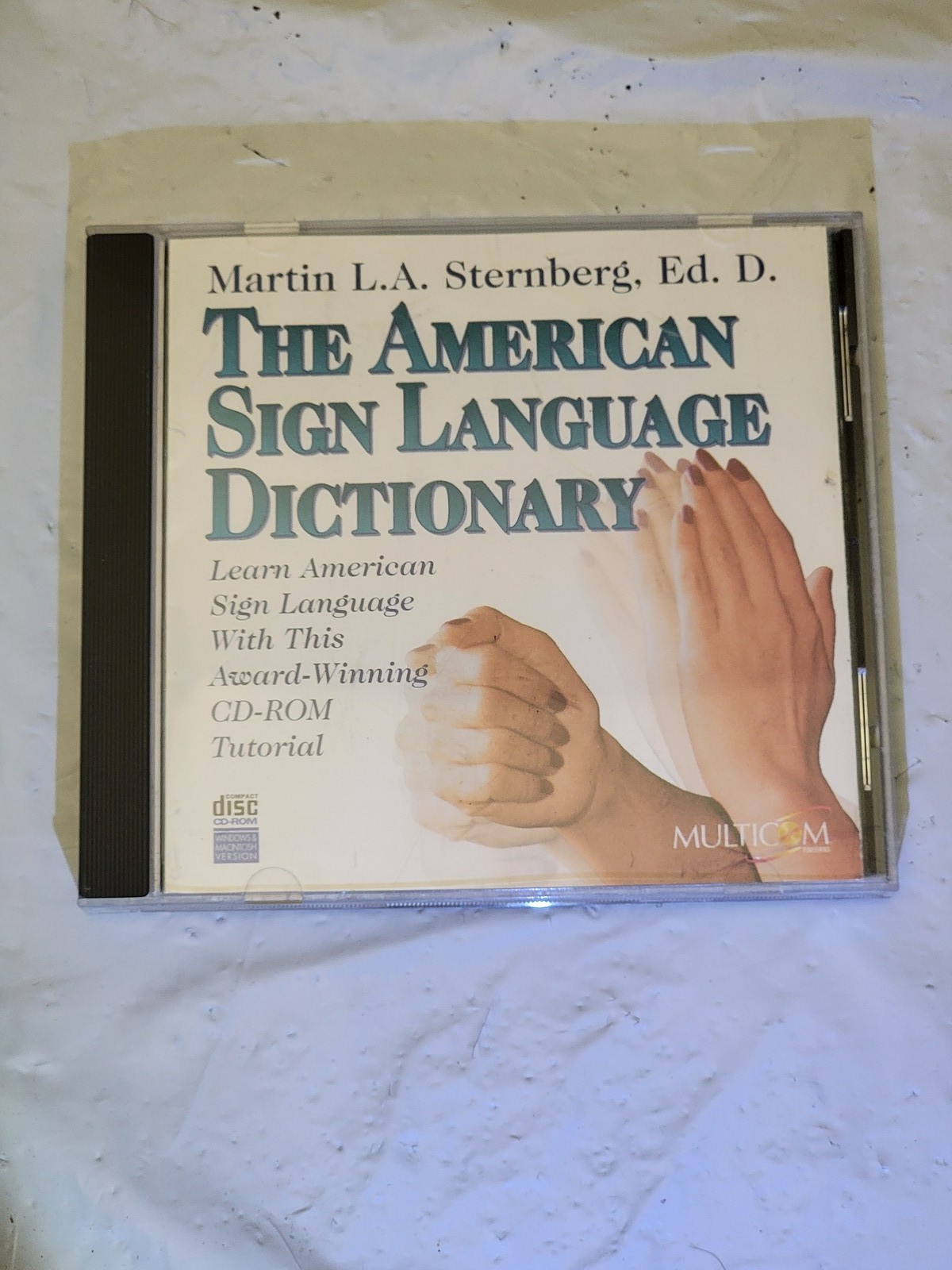 The American Sign Language Dictionary Version 2.0 CD-ROM Vintage Educational