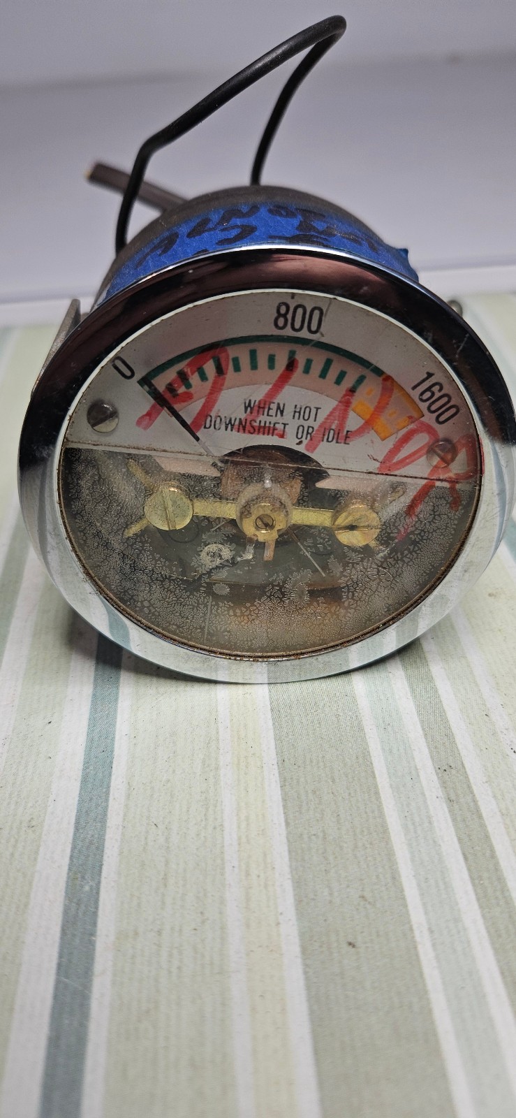 Vintage Alnor Thermometer Pyrometer Gauge 1600F