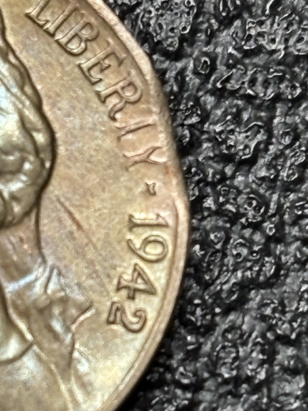 1942-p TYPE 1 FULL STEPS ERROR Jefferson Nickel CLIPPED PLANCHET ERROR!!!!