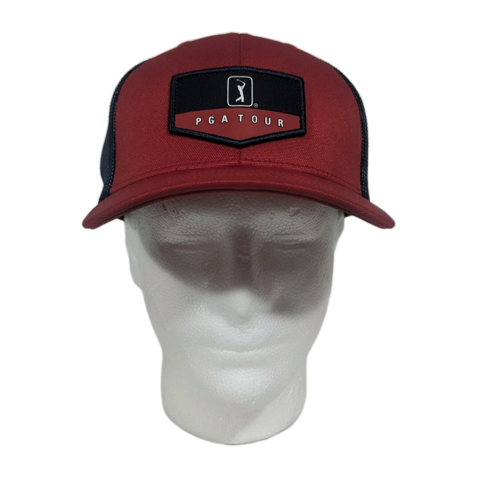 PGA Tour Pro Series Americana Chili Pepper Mesh Snapback Trucker Golf Cap Hat