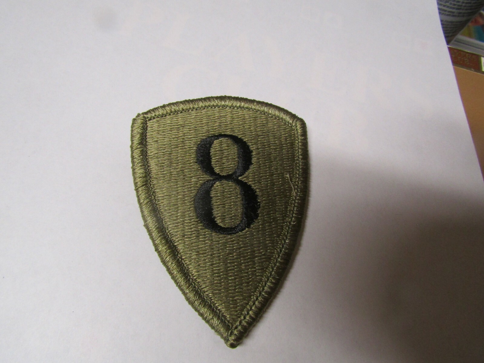 MILITARY PATCH US ARMY OCP MULTICAM HOOK AND LOOP 8TH PERSONNEL COMMAND
