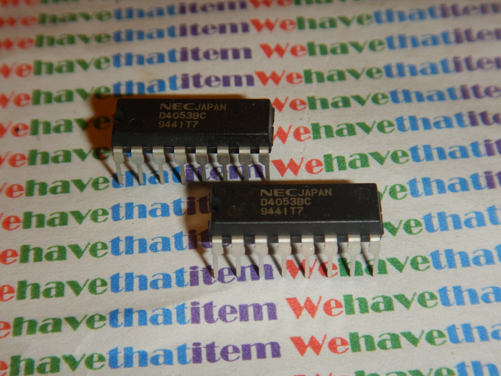 CD4053BC / MARKED D4053BC / IC / DIP / 2 PIECES (qzty)