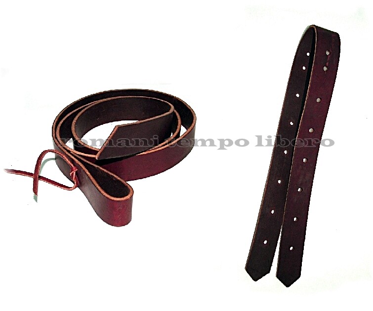 RISCONTRO IN CUOIO LATIGO PER SOTTOPANCIA SELLE WESTERN LEATHER TIE STRAP